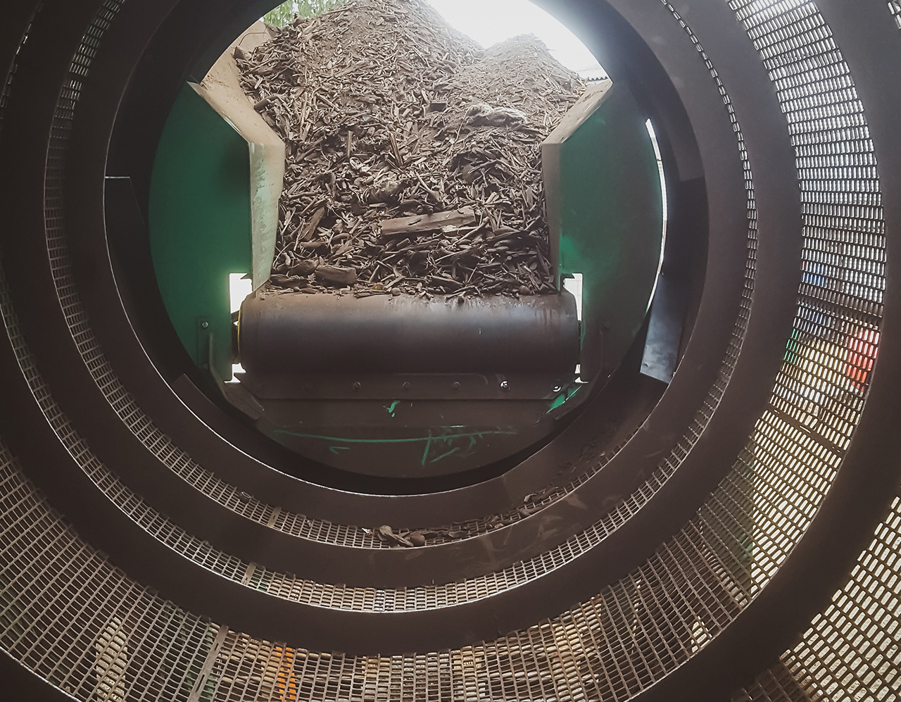 Siebanlage Trommel